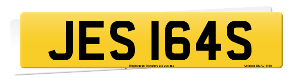 Registration number JES 164S